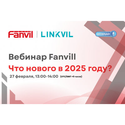 Вебинар Fanvil – новинки и планы на 2025 год